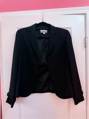 Black Women's Tailored Blazer Jacket